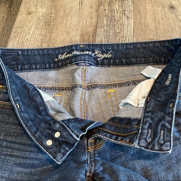 💕AMERICAN EAGLE | ARTIST JEANS | SIZE 8 - Picture 3 of 14
